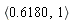 `<,>`(.6180, 1)