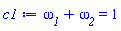 omega__1+omega__2 = 1