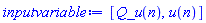 [Q_u(n), u(n)]