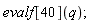 evalf[40](q)