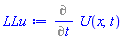 Diff(U(x, t), t)