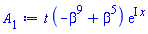 t*(-beta^9+beta^5)*exp(I*x)