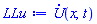 diff(U(x, t), t)