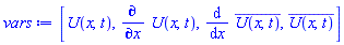 [U(x, t), diff(U(x, t), x), diff(conjugate(U(x, t)), x), conjugate(U(x, t))]