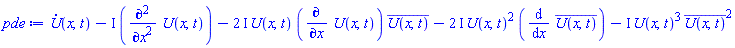 diff(U(x, t), t)-I*(diff(diff(U(x, t), x), x))-(2*I)*U(x, t)*(diff(U(x, t), x))*conjugate(U(x, t))-(2*I)*U(x, t)^2*(diff(conjugate(U(x, t)), x))-I*U(x, t)^3*conjugate(U(x, t))^2