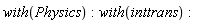 with(Physics); with(inttrans)