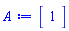 Vector(1, {(1) = 1})
