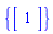 {Vector(1, {(1) = 1})}