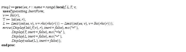 Parse:-ConvertTo1D, "`%1` is not a module or member", InertForm