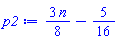 (3/8)*n-5/16