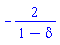 -2/(1-delta)