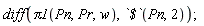 diff(Pi1(Pn, Pr, w), `$`(Pn, 2))