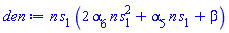 n*s[1]*(2*n*alpha[6]*s[1]^2+n*alpha[5]*s[1]+beta)