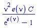 nu^2*e(nu)*C/(exp(e(nu))-1)