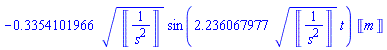 -.3354101966*Units:-Unit(m)*Units:-Unit(1/s^2)^(1/2)*sin(2.236067977*Units:-Unit(1/s^2)^(1/2)*t)