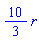 (10/3)*r