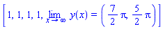 [1, 1, 1, 1, limit(y(x), x = infinity) = ((7/2)*Pi, (5/2)*Pi)]