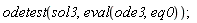 odetest(sol3, eval(ode3, eq0))