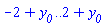 -2+y__0 .. 2+y__0