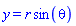 y = r*sin(theta)