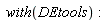with(DEtools)